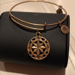 Alex and Ani Bronze Compass Bangle